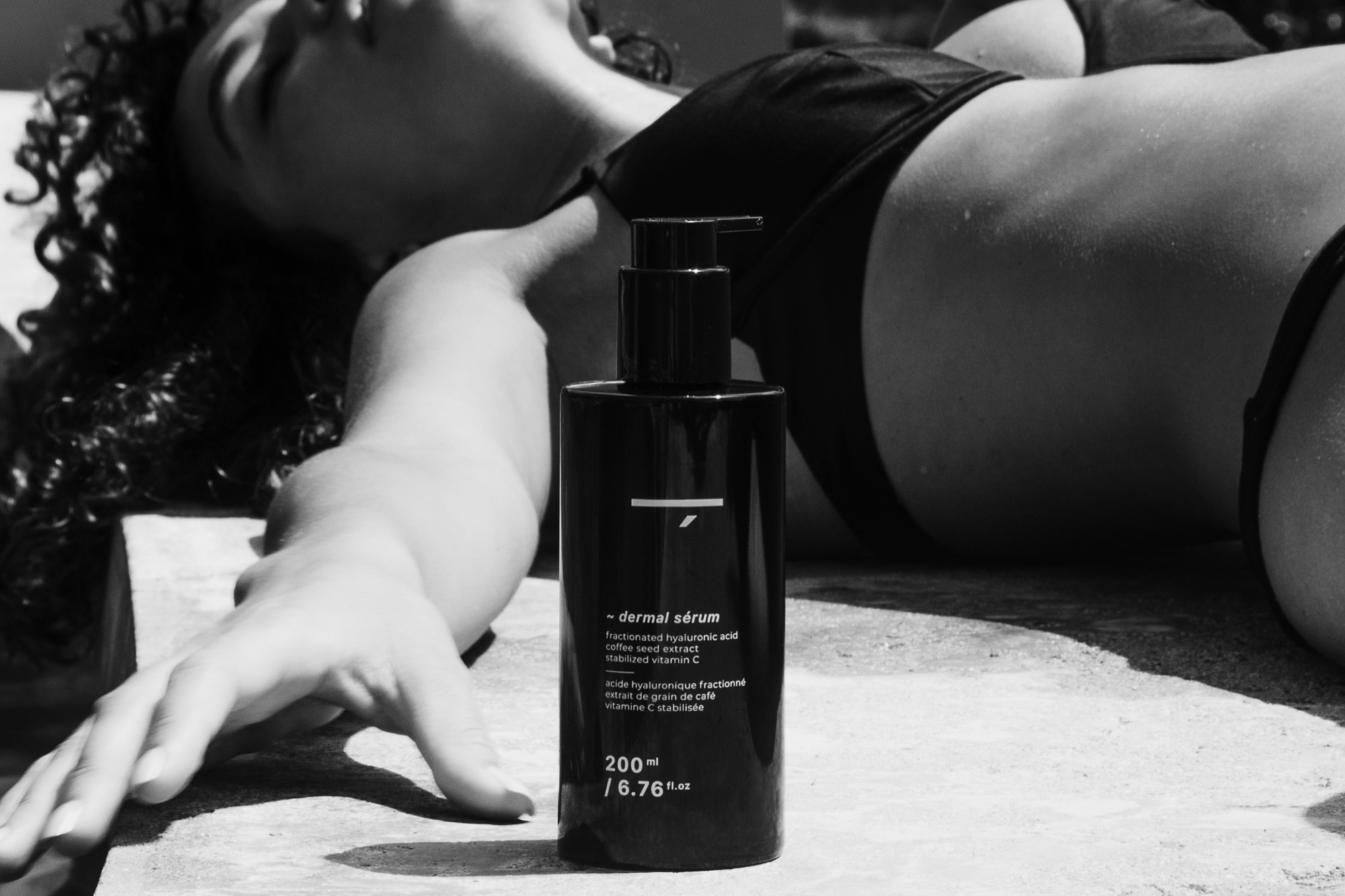 Dermal serum — editorial B&W